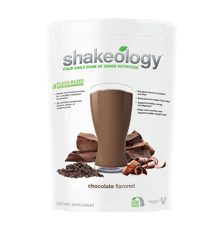 Chocolate vegan shakeology nutrition label